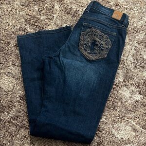 RARE House of Mickey Disney Mickey Embroidered Jeans